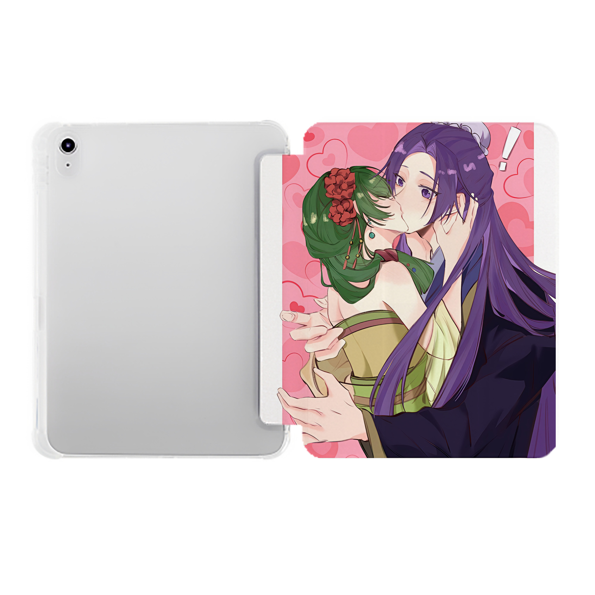 （画像用） 薬屋のひとりごと The Apothecary Diaries IPad ケース ペン収納付き 三つ折りスタンド PUレザー×シリコン 対応機種9.5/10.5/10.9インチ